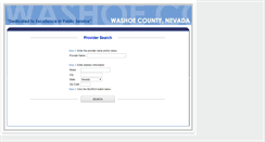 Desktop Screenshot of childcareinspections.washoecounty.us